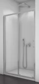 Sprchové dveře jednodílné 120 cm, matný elox/sklo (TOPS2 1200 01 07)