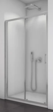 Sprchové dveře jednodílné 160 cm, matný elox/durlux (TOPS2 1600 01 22)