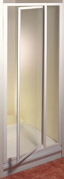 Sprchové dveře jednokřídlé 90 cm bílé (SDOP-90 TRANSPARENT)