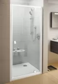 Sprchové dveře jednokřídlé 80 cm bílá/bílá (PDOP1-80 TRANSPARENT)