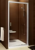 Sprchové dveře posuvné dvoudílné 100 cm, bright alu (BLDP2-100 TRANSPARENT)