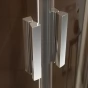 Sprchové dveře posuvné čtyřdílné 140 cm, bright alu (BLDP4-140 TRANSPARENT)