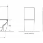 Kombi WC ARCO RIMLESS se SLIM sedátkem Soft-close (OLKLT2157AR)