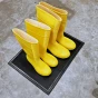 Gumová dezinfekční rohož (vana) na boty, obuv, podrážky FLOMA SD60 - 46 x 61 x 1,9 cm