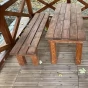 Dřevěná terasová dlažba Linea Combi-Wood - 39 x 117 x 6,5 cm