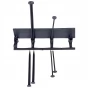 Černý plastový skrytý zahradní obrubník FLOMA Stella Bord - 100 x 8 x 8 cm