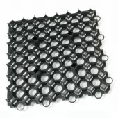 Černá plastová zatravňovací dlažba FLOMA Stella Green - 50 x 50 x 5 cm
