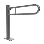 HELP: Sklopný úchyt ve tvaru U ukotvený do země, 813 mm, nerez, brus, s krytkou (301507602)
