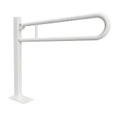 HELP: Sklopný úchyt ve tvaru U ukotvený do země, 850 mm, bílý, s krytkou (301507323)
