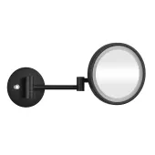 DARK: Kosmetické zrcátko s LED osvětlením, ø 200 mm (112101140)