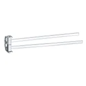 SOLO: Držák ručníků dvojitý otočný 422 mm (139104102)