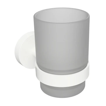 WHITE: Držák kartáčků, sklo (104110014)