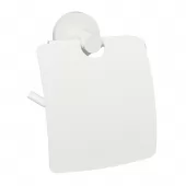 WHITE: Držák toaletního papíru s krytem (104112014)