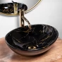 REA - UMYVADLO NA DESKU SOFIA BLACK MARBLE REA-U5611