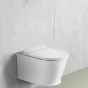 SAPHO - GALIA závěsná WC mísa, Rimless, 37x55cm, bílá PC081