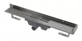 Podlahový žlab WALL pro plný rošt a s pevným límcem ke stěně (APZ16-1050)