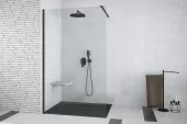 Walk-in sprchový kout AVEO BLACK (BCAVEO90BL)