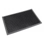 Černá čistící venkovní vstupní rohož FLOMA Dots - 48 x 76 x 1,8 cm