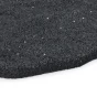 Šedý gumový zahradní nášlap (šlapák) FLOMA Natural Stone - 53 x 45 x 1,8 cm