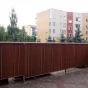 Plastová ratanová stínicí rohož 