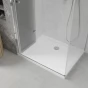 MEXEN/S - Sprchový kout zalamovací Lima 100x90, sklo čiré, chrom + vanička 856-100-090-00-00-4010