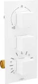 MEXEN - Cube termostatická baterie sprcha/vana 3 W Výstup 77503-20