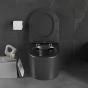 MEXEN - Sofia Závěsná WC mísa bez sedátka, černá matná 3354XX85