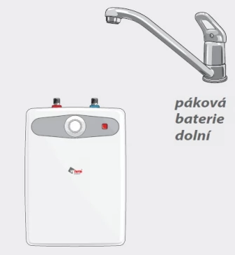  FTA 10 DP zásobníkový beztlakový ohřívač vody s baterií