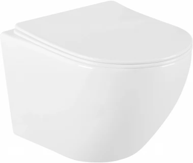 MEXEN/S - Lena Závěsná WC mísa včetně sedátka s slow-slim, duroplast, bílá 30220400
