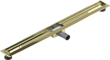 MEXEN - Flat odtokový žlab bez roštu 100 cm zlatý 1515100