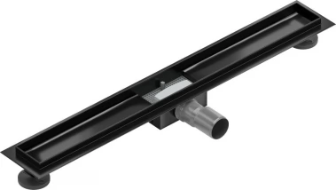MEXEN - Flat odtokový žlab bez roštu  80 cm černá 1715080