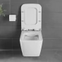 MEXEN - Vega Závěsná WC mísa včetně sedátka s slow-slim, duroplast, bílá 30654000