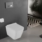 MEXEN - Cube Závěsná WC mísa včetně sedátka s slow-slim, duroplast, bílá 30924000