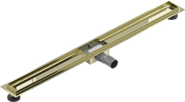MEXEN - Flat odtokový žlab bez roštu 90 cm zlata 1515090