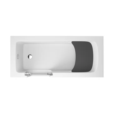 Akrylátová obdélníková vana pro starší a osoby s tělesným postižením Vovo 150 (150x75x62 cm | objem: 150 l) 