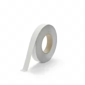 Bílá korundová protiskluzová páska FLOMA Standard - 18,3 m x 2,5 cm a tloušťka 0,7 mm