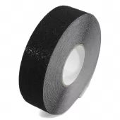 Černá korundová protiskluzová páska FLOMA Super - 18,3 x 5 cm tloušťka 1 mm