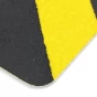 Černo-žlutá korundová protiskluzová páska (pás) FLOMA Super Hazard - 15 x 61 cm tloušťka 1 mm