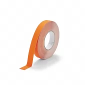 Oranžová korundová protiskluzová páska FLOMA Standard - 18,3 x 2,5 cm tloušťka 0,7 mm