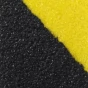 Černo-žlutá korundová protiskluzová páska FLOMA Hazard Super - 18,3 x 10 cm tloušťka 1 mm