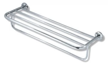 Velký držák ručníků se závěsem 550 mm chrom (6845,0)