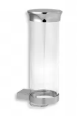 Zásobník na kosmetické tampony sklo Metalia 9 chrom (0972,0)