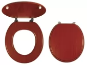 Sedátko dýhované orech MDF (WC/ORECHLYRA)