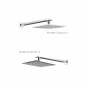 Podomítkový sprchový set SLIM MODERN/VARIUM II Chrom (BABPMVIICH)