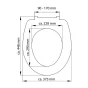 WC prkénko Duroplast Soft Close Fallen 82153