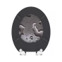 WC prkénko MDF Soft Close Grey Steel 80123