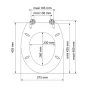 WC prkénko MDF Soft Close Anthrazit 80104