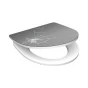 WC prkénko Duroplast Soft Close Broken Glas High Gloss 82585