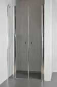 ARTTEC Dvoukřídlé sprchové dveře do niky SALOON C 7 grape sklo 91 - 96 x 195 cm