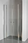 ARTTEC Dvoukřídlé sprchové dveře do niky SALOON F 13 grape sklo 137 -142 x 195 cm